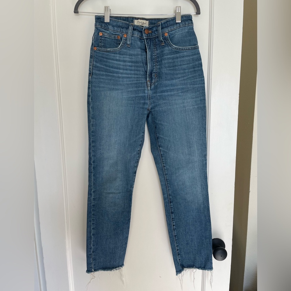 Madewell The Perfect Vintage Jean size 28 Split Hem